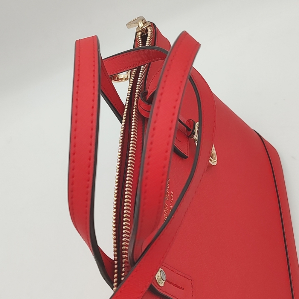Henri Bendel Red Crossbody Satchel - Picture 12 of 15